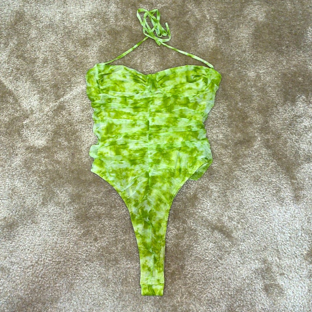 Fashion Nova Glowing Tonight Tie Dye Bodysuit 🩱